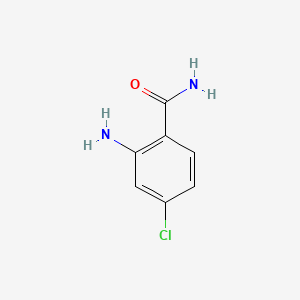 Chemical structure of 2-Amino-4-chlorobenzamide