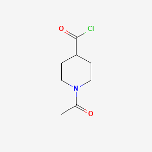 Chemical structure of 1-Acetylpiperidine-4-carbonyl chloride
