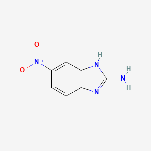 Chemical structure of 2-Amino-5-nitro-1h-benzimidazole