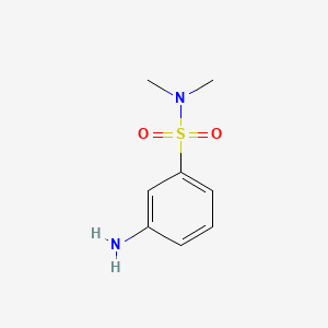 Chemical structure of 3-Amino-N,N-Dimethyl-Benzenesulfonamide