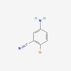 Chemical structure of 5-Amino-2-bromobenzonitrile