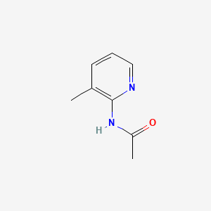 Chemical structure of 2-Acetamido-3-methylpyridine