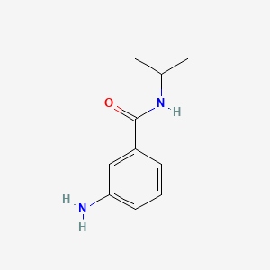 Chemical structure of 3-Amino-N-isopropylbenzamide