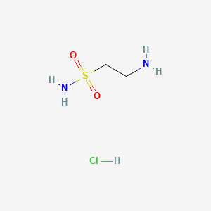 Chemical structure of 2-Aminoethanesulfonamide, HCl