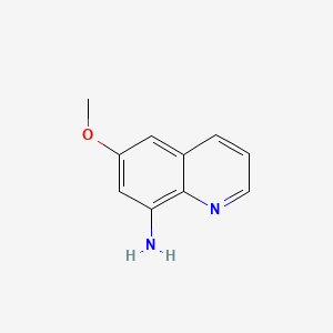 Chemical structure of 6-Methoxy-8-quinolinamine