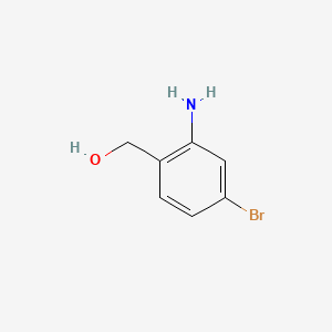 Chemical structure of (2-Amino-4-bromophenyl)methanol