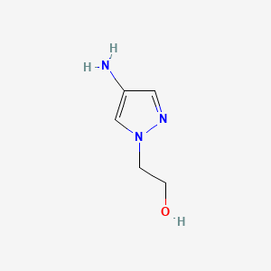 Chemical structure of 2-(4-Amino-1h-pyrazol-1-yl)ethanol