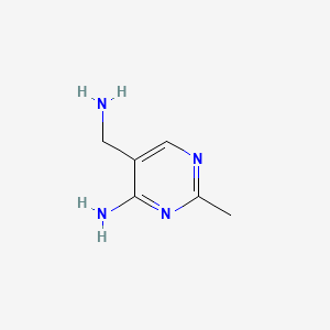 Chemical structure of 4-Amino-5-aminomethyl-2-methylpyrimidine