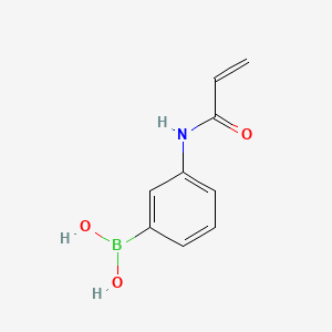 Chemical structure of 3-Acrylamidophenylboronic acid