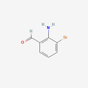 Chemical structure of 2-Amino-3-bromobenzaldehyde