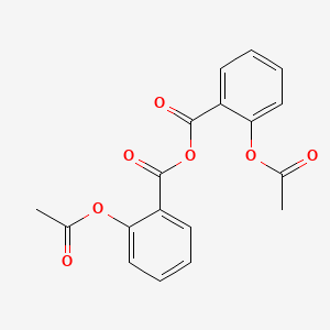 Chemical structure of 2-Acetoxybenzoic anhydride