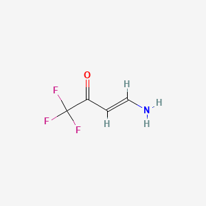 Chemical structure of 4-Amino-1,1,1-trifluoro-3-buten-2-one