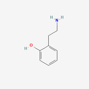 Chemical structure of 2-(2-Aminoethyl)phenol