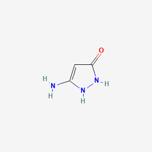 Chemical structure of 5-Amino-1H-pyrazol-3(2H)-one