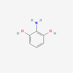 Chemical structure of 2-Amino-1,3-benzenediol