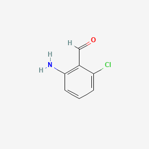 Chemical structure of 2-Amino-6-chlorobenzaldehyde
