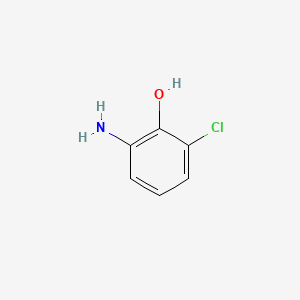 Chemical structure of 2-Amino-6-chlorophenol