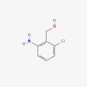Chemical structure of (2-Amino-6-chlorophenyl)methanol
