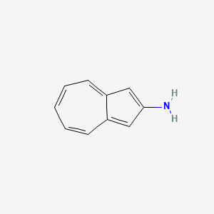 Chemical structure of Azulen-2-amine