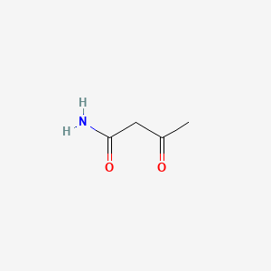 Chemical structure of Acetoacetamide