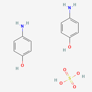 Chemical structure of p-Aminophenol sulfate