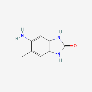 Chemical structure of 5-Amino-6-methyl-1H-benzo[d]imidazol-2(3H)-one