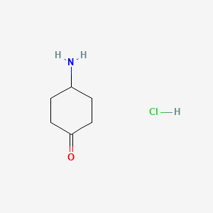 Chemical structure of 4-Aminocyclohexanone hydrochloride