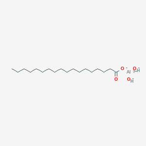 Chemical structure of Aluminum monostearate