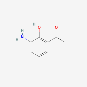 Chemical structure of 1-(3-Amino-2-hydroxyphenyl)ethanone