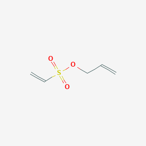 Chemical structure of allyl ethenesulfonate