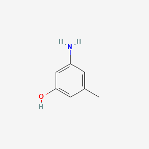 Chemical structure of 3-Amino-5-methylphenol