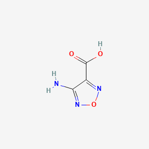 Chemical structure of 4-Amino-1,2,5-oxadiazole-3-carboxylic acid