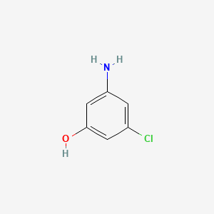 Chemical structure of 3-Amino-5-chlorophenol