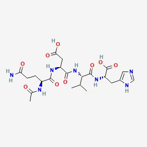 Chemical structure of Acetyl Tetrapeptide-9 acetate salt