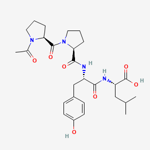 Chemical structure of Acetyl Tetrapeptide- 11(acetate)