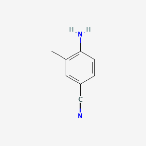Chemical structure of 4-Amino-3-methylbenzonitrile