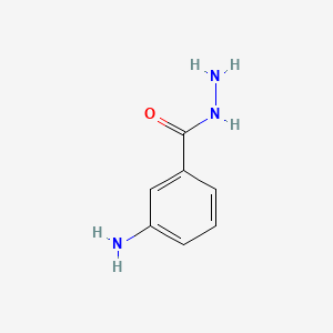 Chemical structure of 3-Aminobenzhydrazide