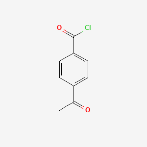 Chemical structure of 4-Acetylbenzoyl