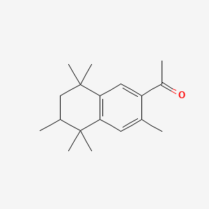 Chemical structure of 6-Acetyl-1,1,2,4,4,7-Hexamethyltetralin