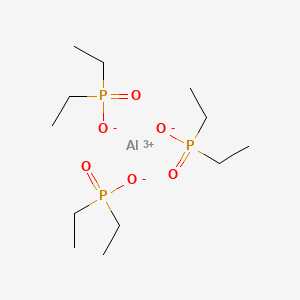 Chemical structure of Aluminum Diethylphosphinate