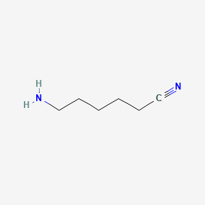 Chemical structure of 6-Aminocapronitrile