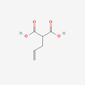 Chemical structure of Allylmalonic Acid