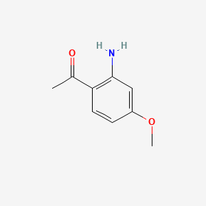 Chemical structure of 1-(2-Amino-4-methoxyphenyl)ethanone