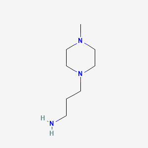 Chemical structure of 1-(3-Aminopropyl)-4-methylpiperazine
