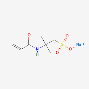 Chemical structure of Sodium acryloyldimethyltaurate