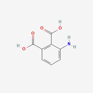 Chemical structure of 3-Aminophthalic acid