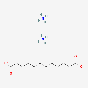 Chemical structure of Ammonium dodecanedioate