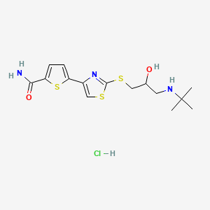 Chemical structure of Arotinolol Hydrochloride