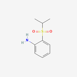 Chemical structure of 2-(Propane-2-sulfonyl)aniline