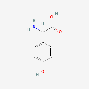 Chemical structure of 4-Hydroxyphenylglycine